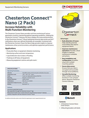 Chesterton Connect Nano Data Sheet