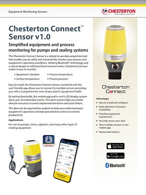 Chesterton Connect Sensor Data Sheet